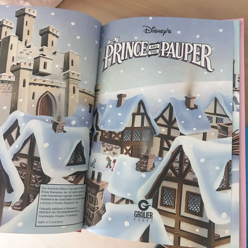 Disney's The Prince and the Pauper Wonderful World of Reading Hardcover Book